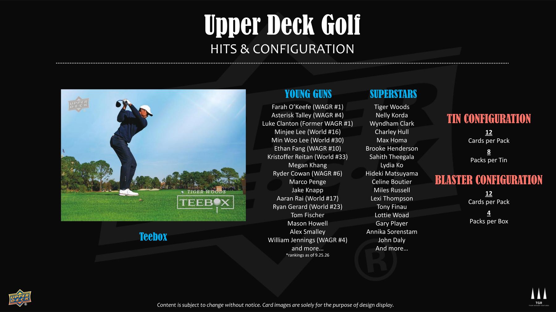 2027 Upper Deck Golf Retail Sell Sheet 5