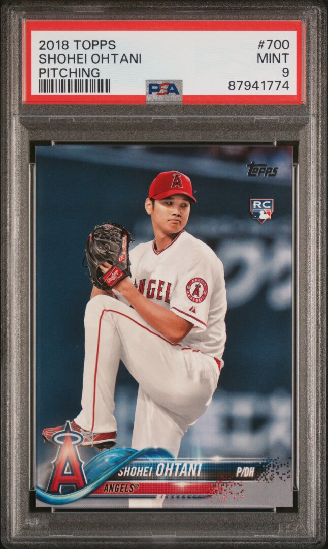 2018 Topps #700 Shohei Ohtani RC PSA 9