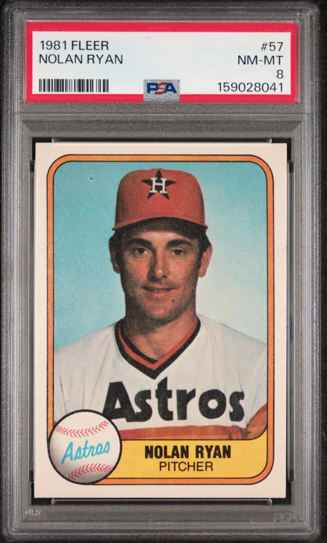 1981 Fleer Nolan Ryan PSA 8 #57