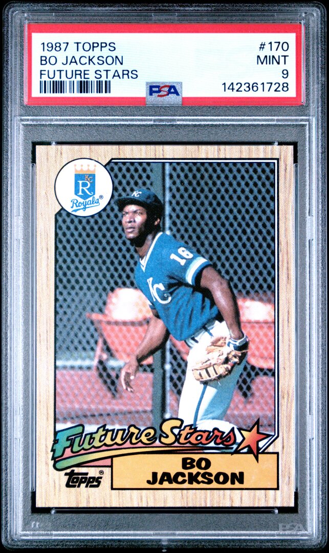 1987 Topps Bo Jackson Future Stars PSA 9 #170