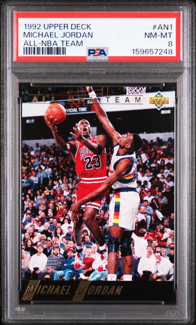 1992 Upper Deck All-NBA Team Michael Jordan PSA 8 #AN1