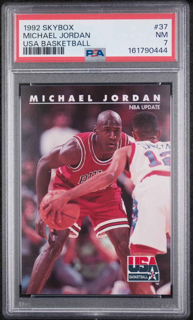 1992 Skybox USA Basketball Michael Jordan PSA 7 #37