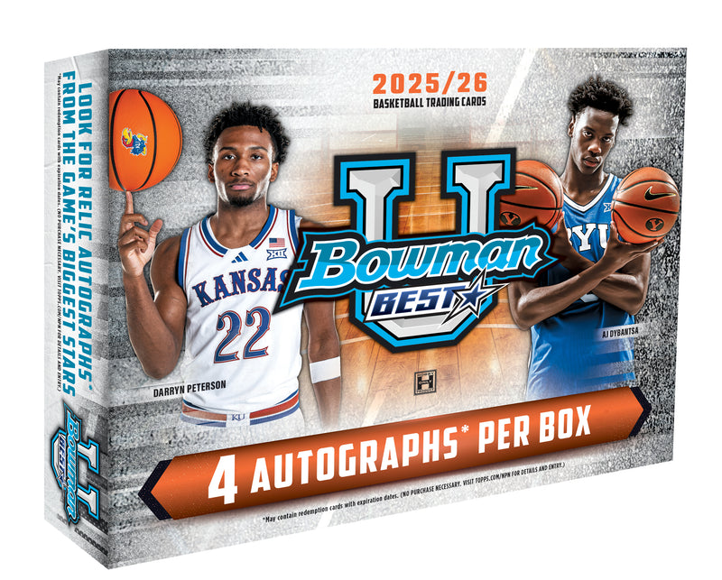 2025-26 Bowman University Best Basketball Hobby Box