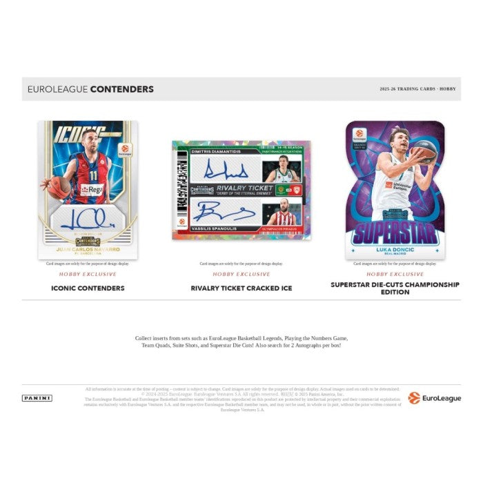 2025-26 Panini Contenders EuroLeague Basketball Box