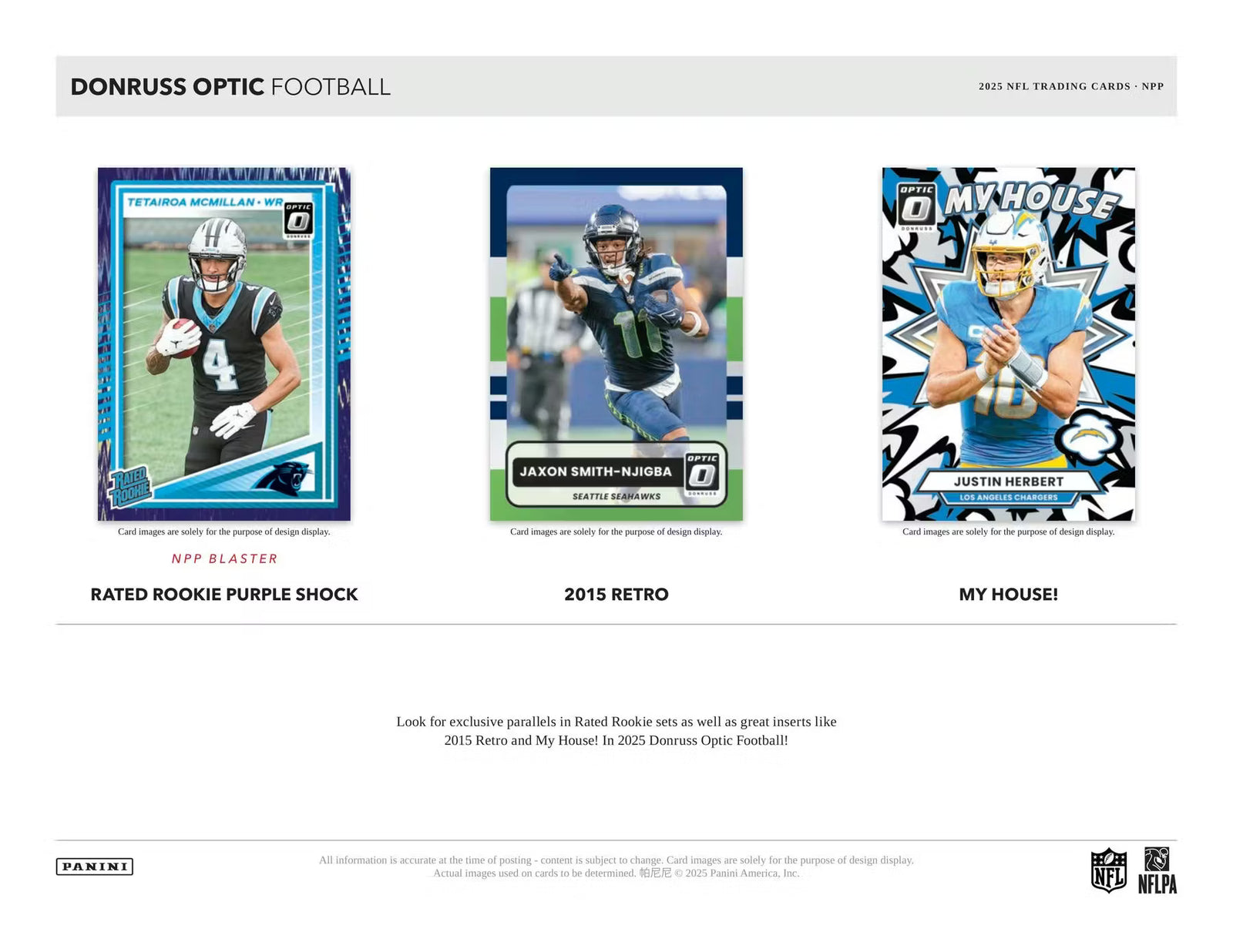 2025 Panini Donruss Optic Football Retail Box