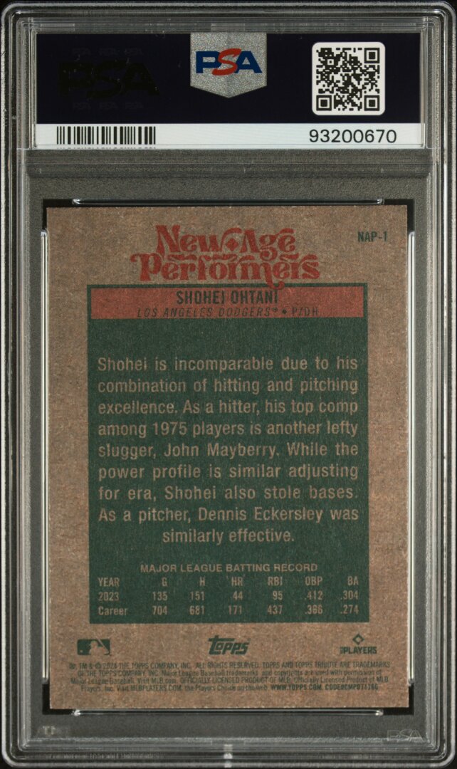 2024 Topps Heritage New Age Performers Shohei Ohtani PSA 10 #NAP1