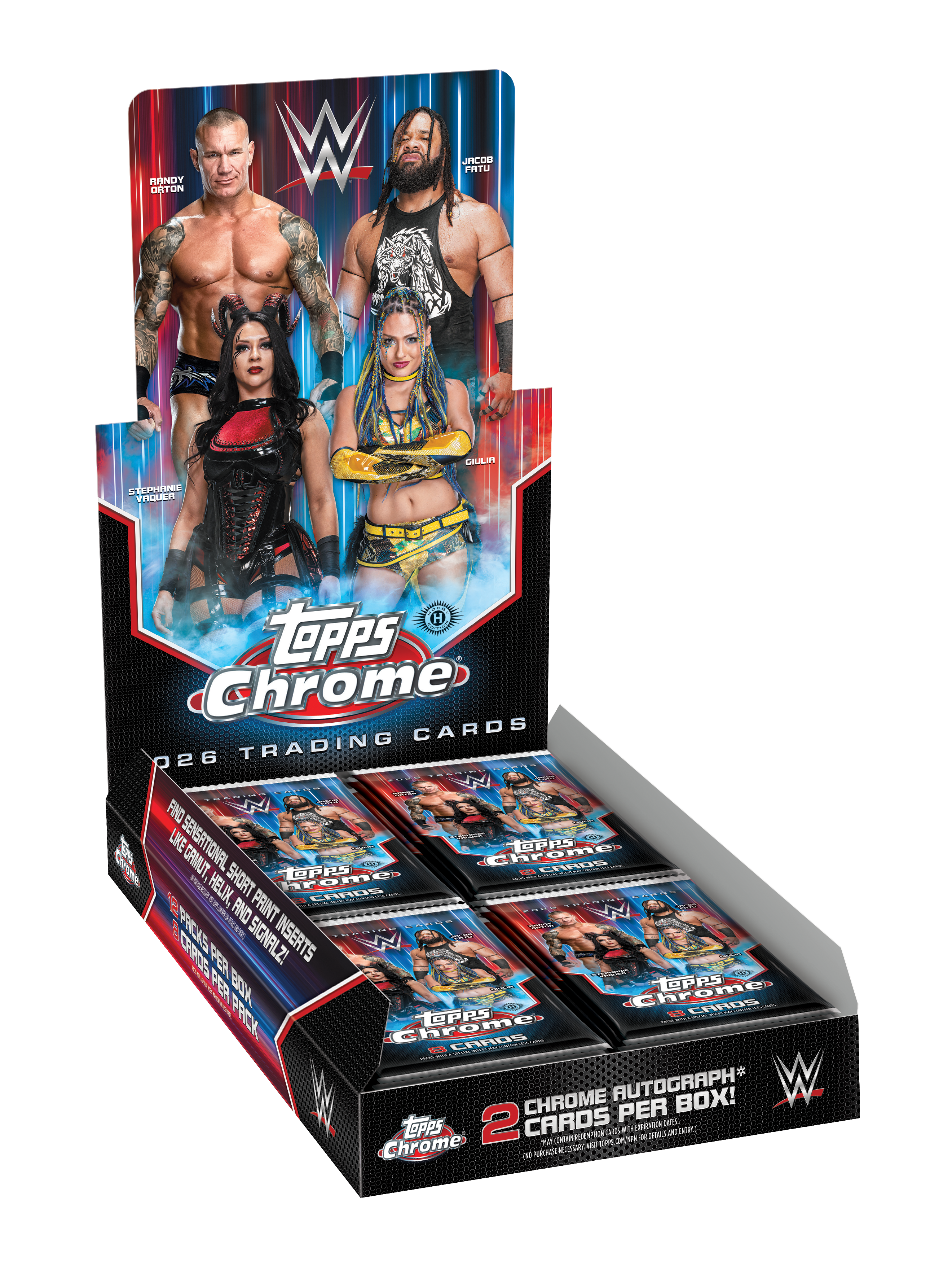 2026 Topps Chrome WWE Hobby Box