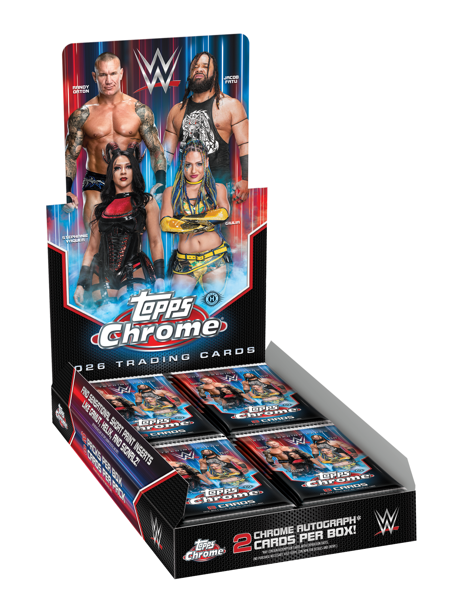 2026 Topps Chrome WWE Hobby Box