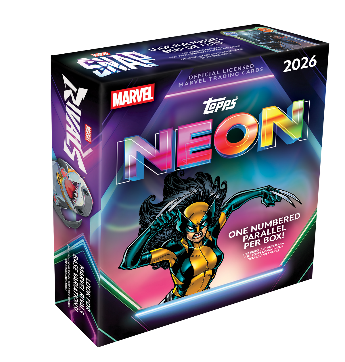 2026 Topps Neon Marvel Mega Box