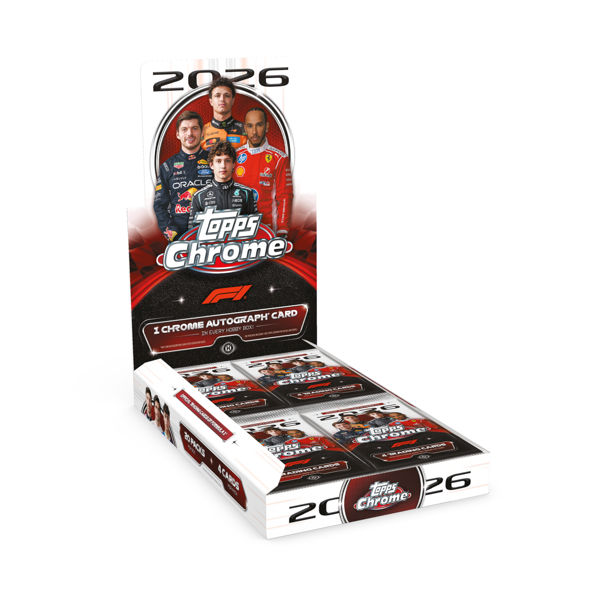 2026 Chrome Formula 1 Racing Hobby Box