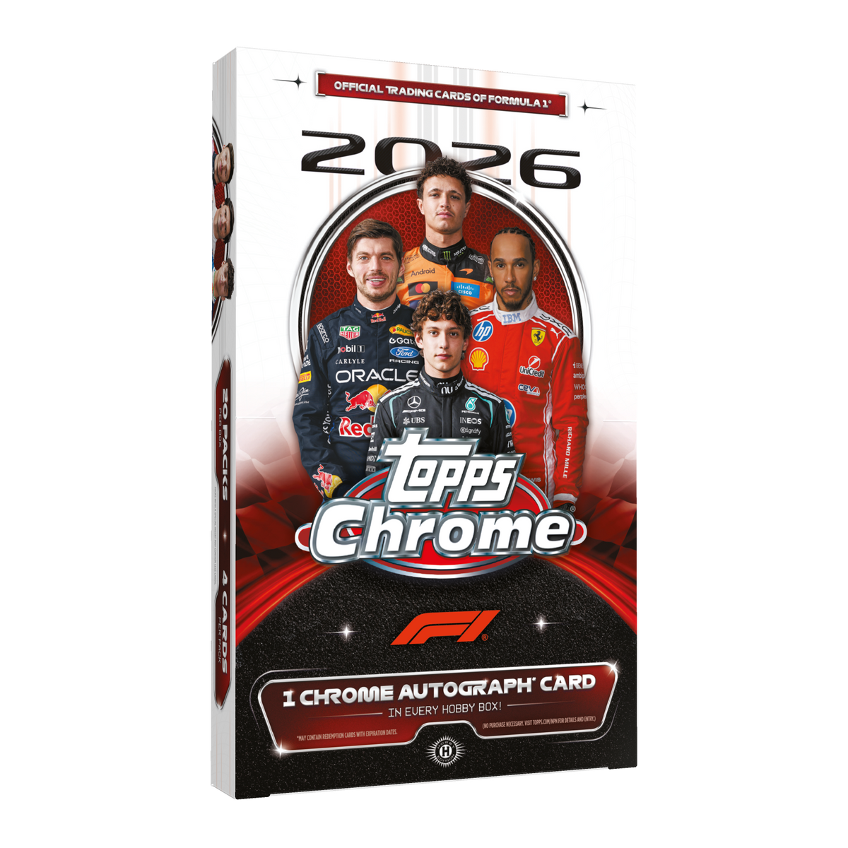 2026 Chrome Formula 1 Racing Hobby Box