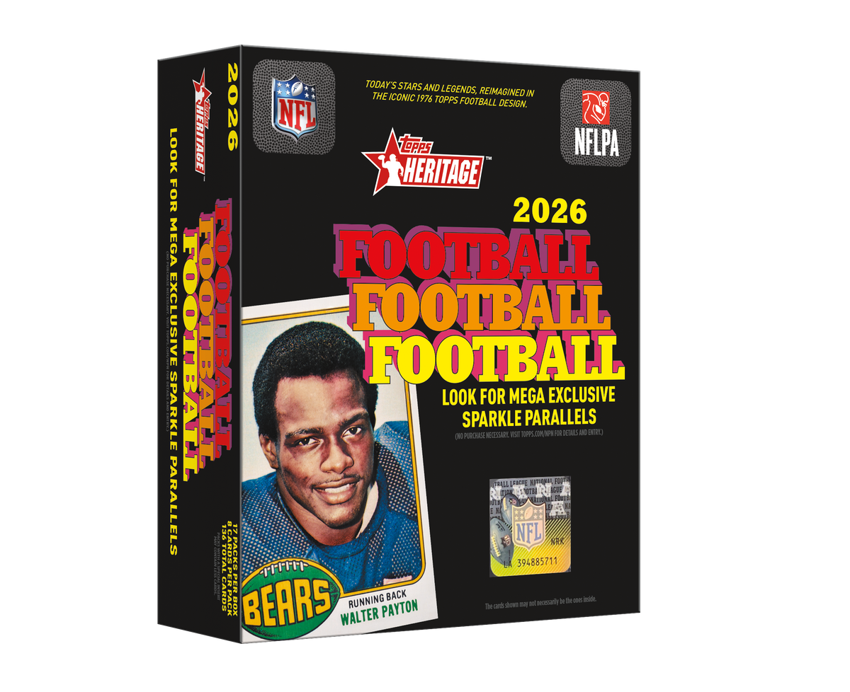 2026 Topps Heritage Football Mega Box