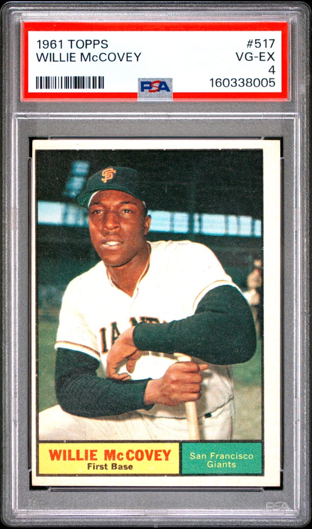 1961 Topps Willie Mccovey PSA 4 #517