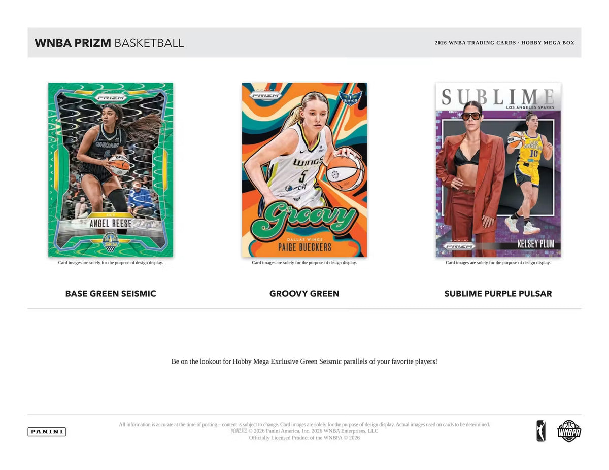 2026 Panini Prizm WNBA Basketball Mega Box