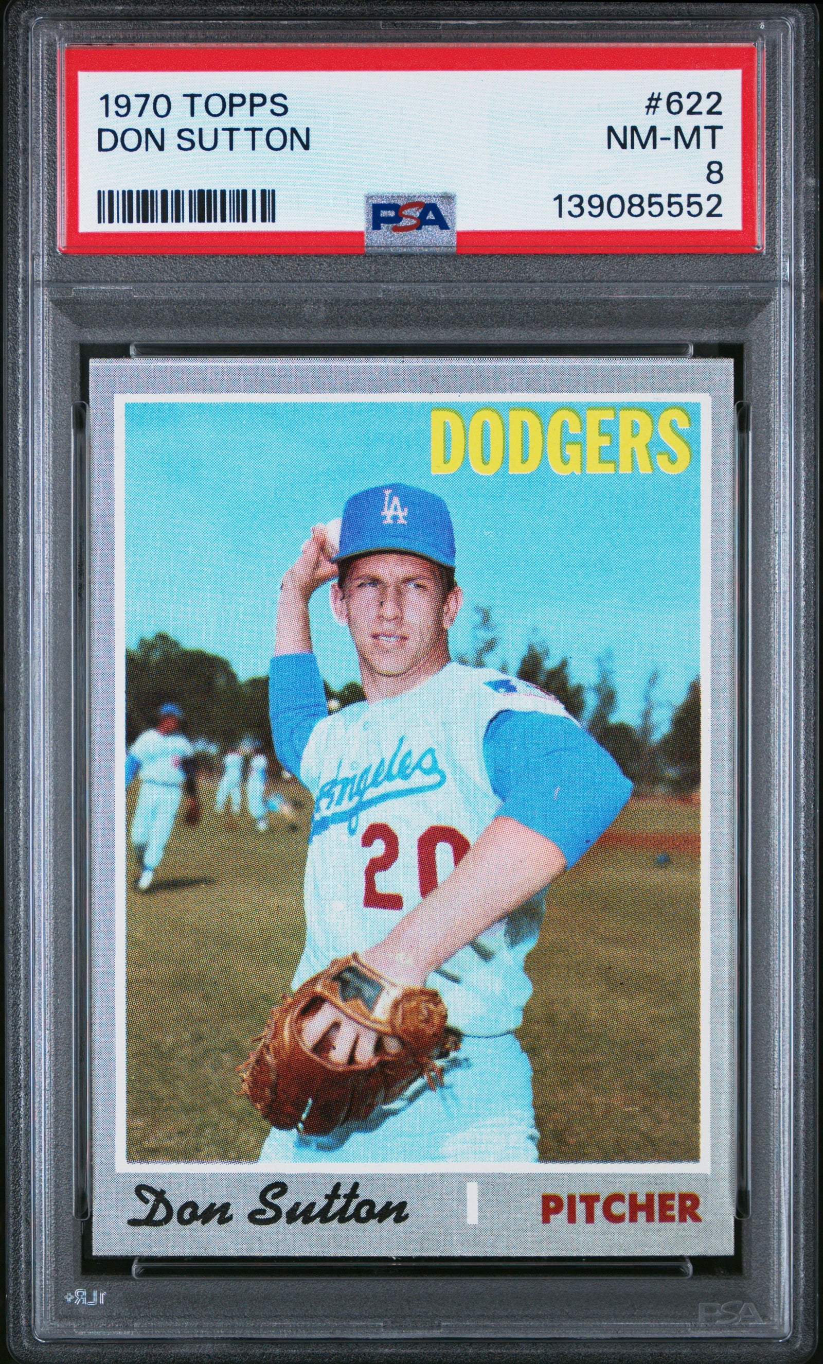 1970 Topps 622 Don Sutton PSA 8
