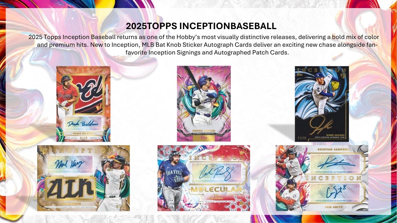 2025 Topps Inception Baseball Hobby Box