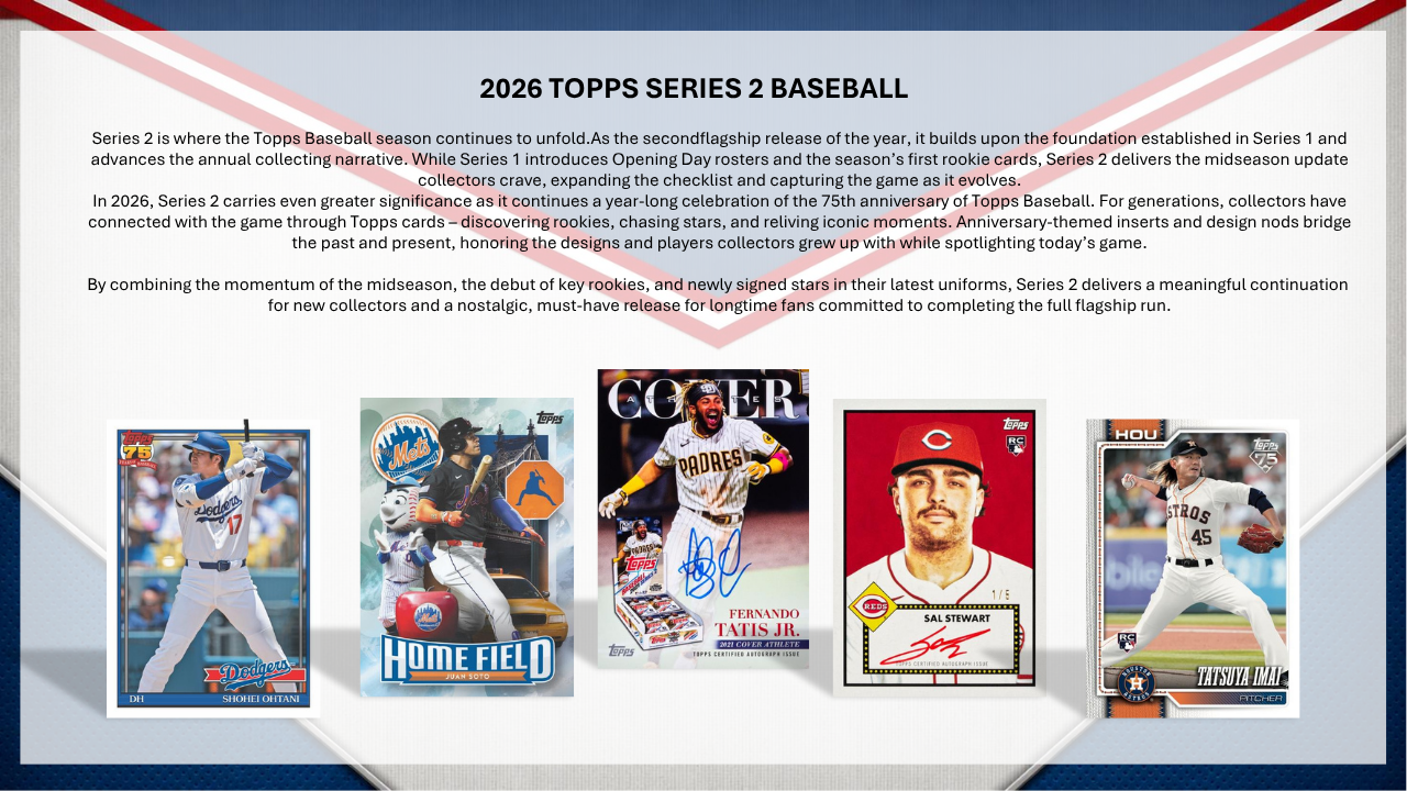 2026 Topps Series 2 Baseball Hobby Box