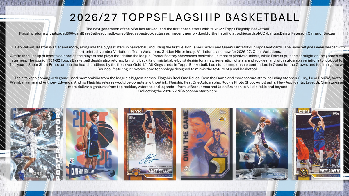 2026-27 Topps Basketball Value Box