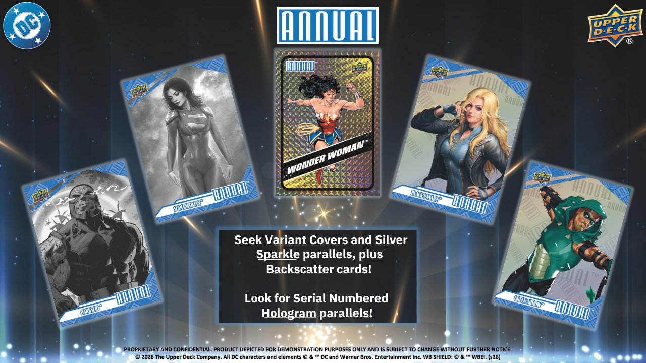 2024/25 Upper Deck DC Annual Hobby Box (Pricing In Store Only)