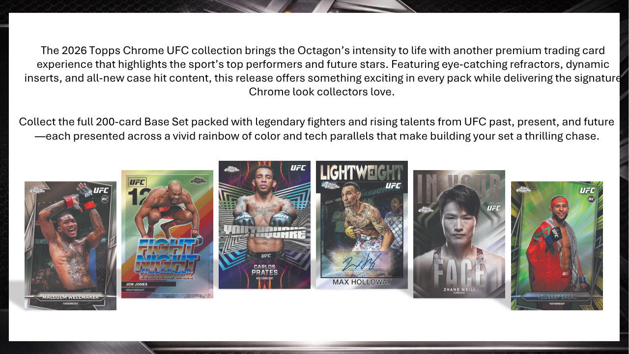 2026 Topps Chrome UFC Mega Box