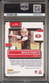 2022 Panini Donruss Brock Purdy Auto RC Orange PSA 8 #374