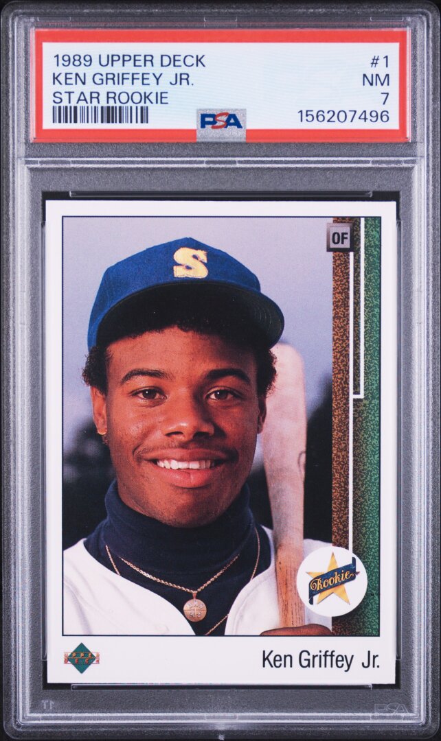 1989 Upper Deck #1 Ken Griffey Jr RC PSA 7