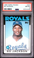1986 Topps Traded  #50T Bo Jackson RC PSA 8