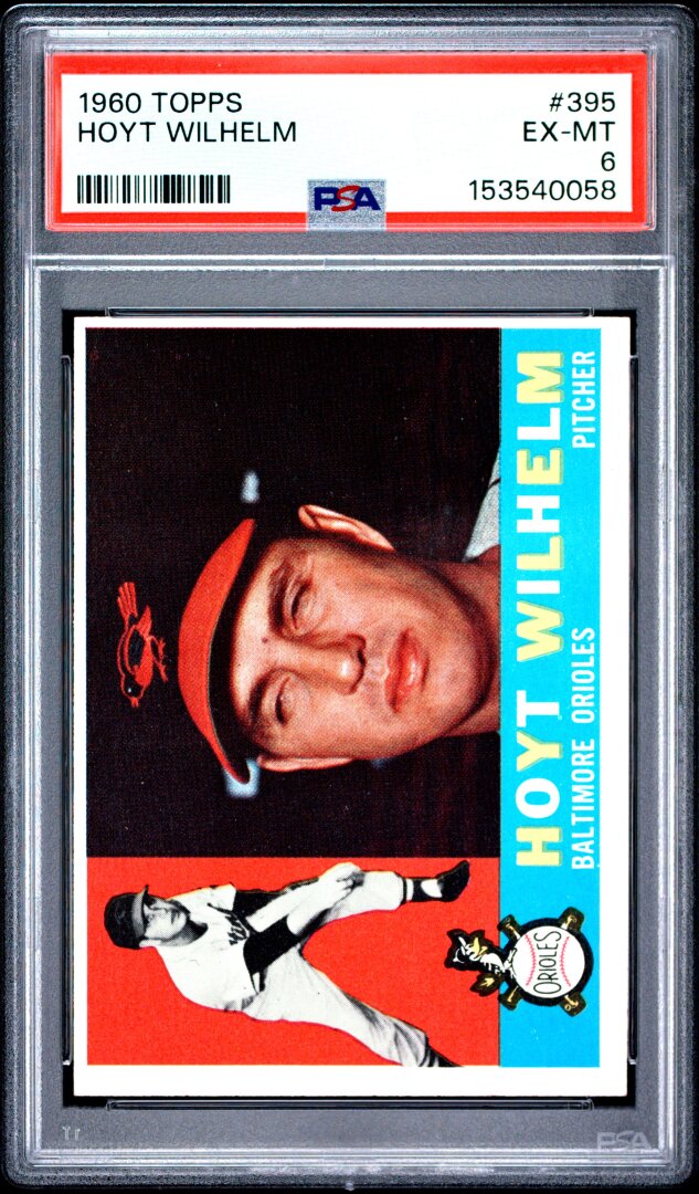 1960 Topps #395 Hoyt Wilhelm PSA 6