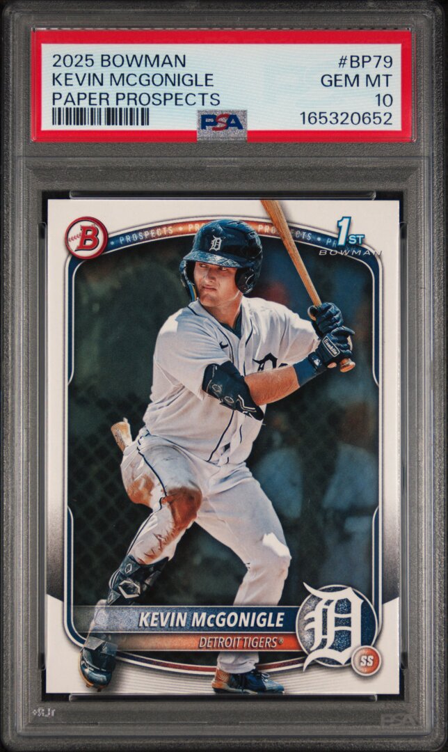 2025 Bowman Paper Prospects #BP79 Kevin Mcgonigle PSA 10