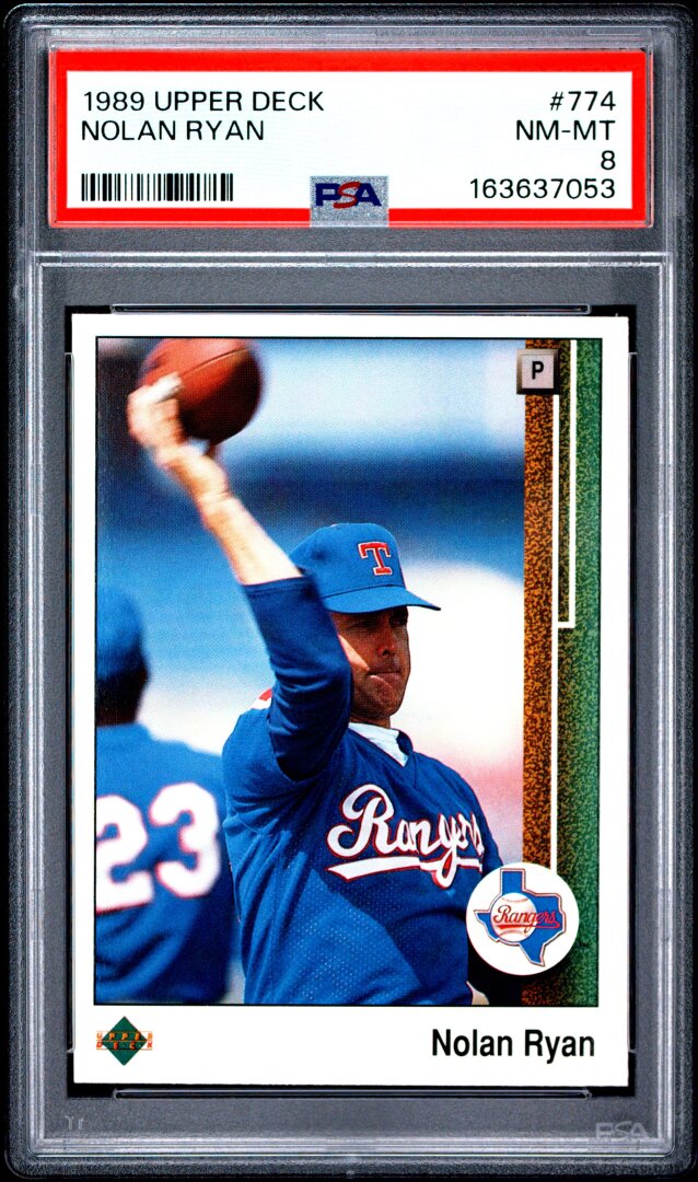 1989 Upper Deck Nolan Ryan PSA 8 #774