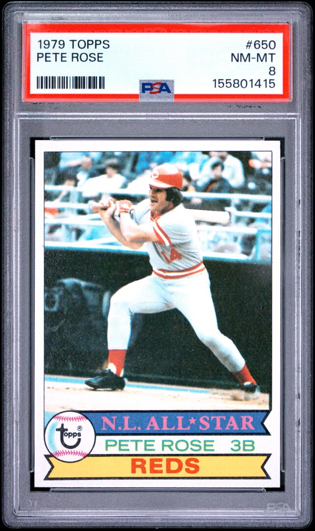 1979 Topps Pete Rose PSA 8 #650