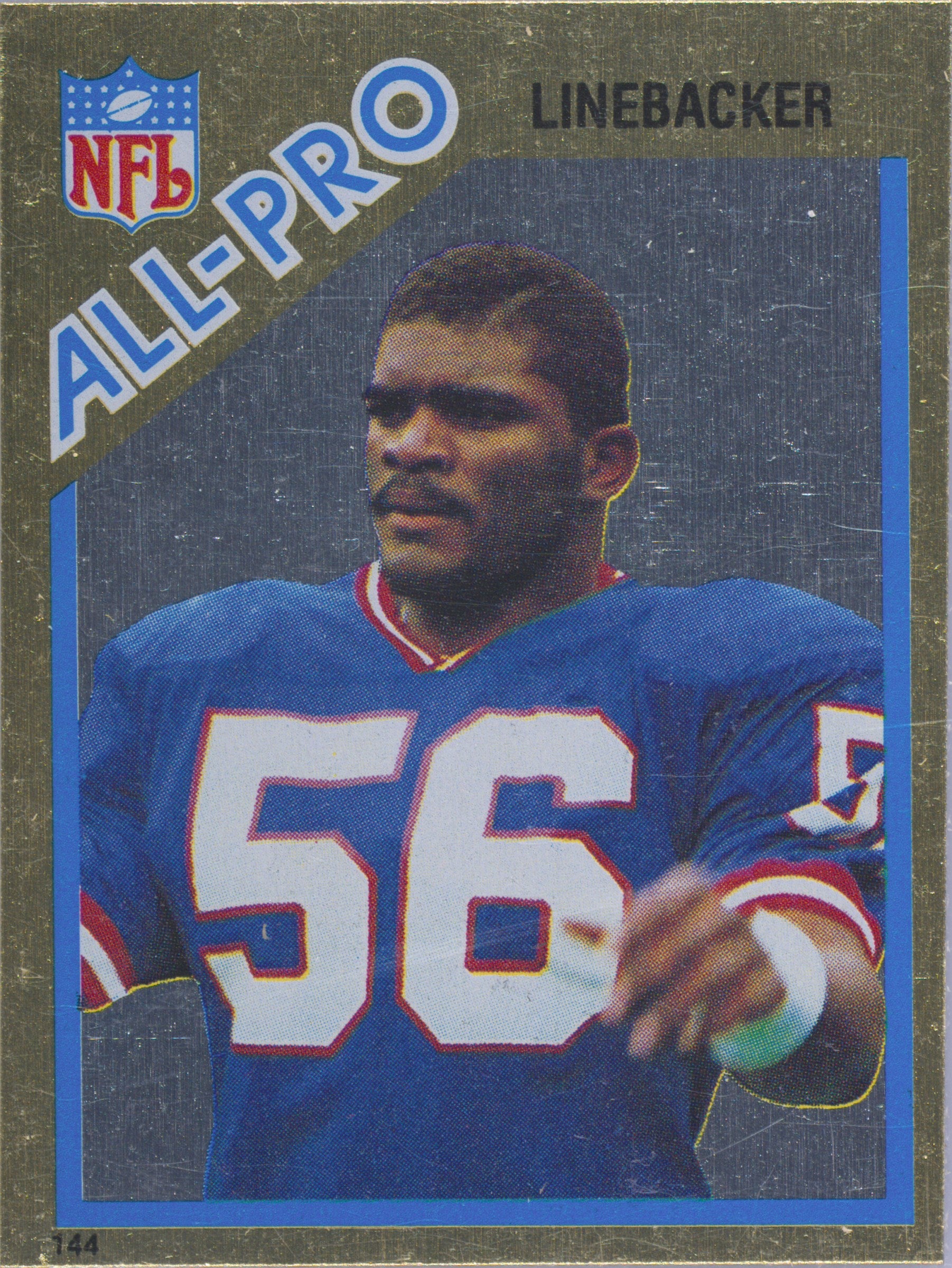 1982 TOPPS STICKERS 144 LAWRENCE TAYLOR COMING SOON PSA 7 - front