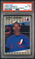 1989 FLEER 381 RANDY JOHNSON MARLBORO AD ON SCOREBOARD PSA 8 - front