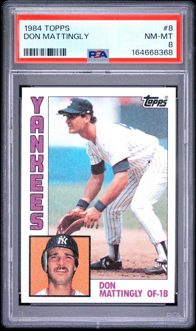 1984 Topps #8 Don Mattingly PSA 8