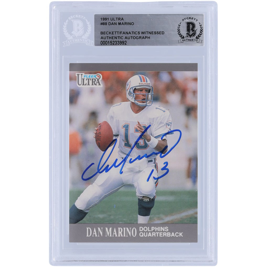 1991 Ultra Dan Marino Autograph Beckett/Fanatics Authentic