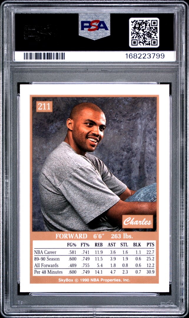 1990 Skybox Charles Barkley PSA 9 #211