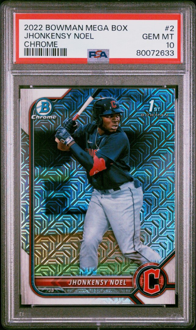 2022 Bowman Mega Box Chrome Jhonkensy Noel Chrome PSA 10 #2