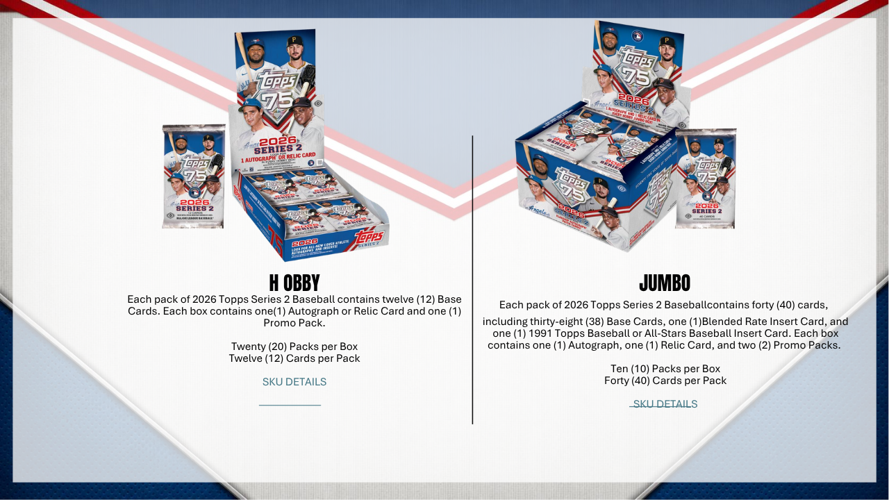 2026 Topps Series 2 Baseball Hobby Box
