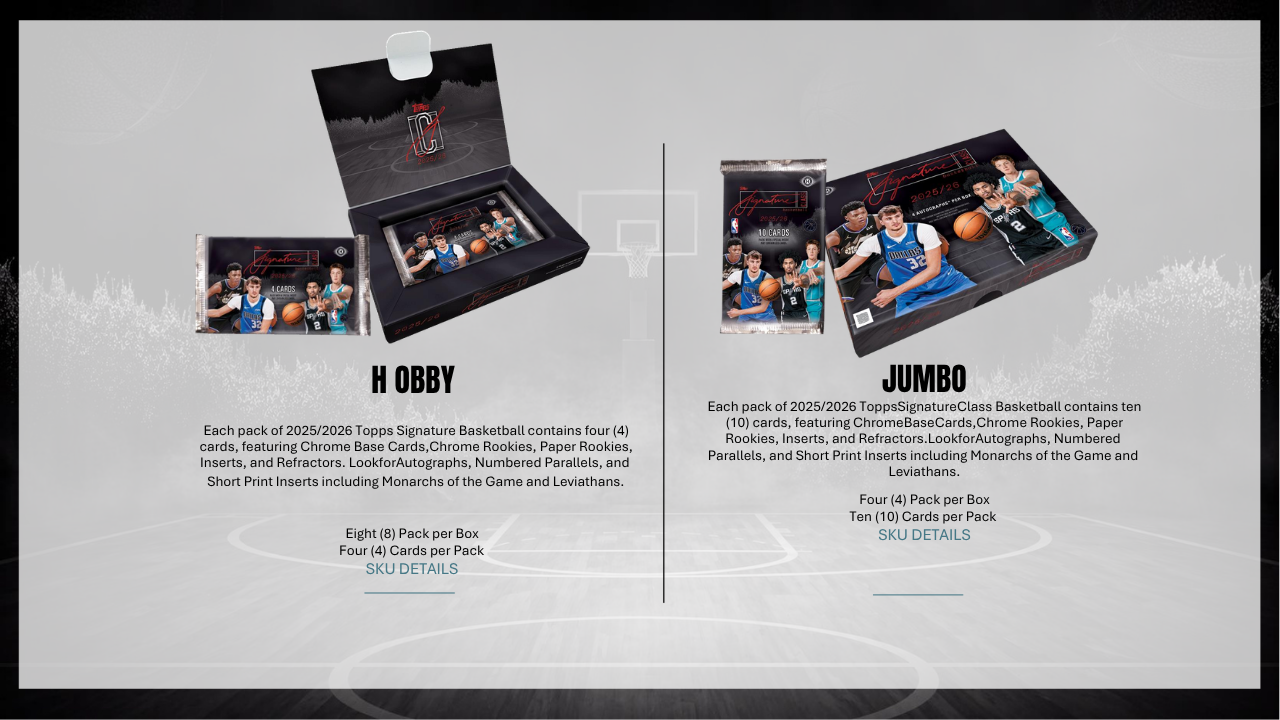 2025-26 NBA Signature Class Basketball Value Box
