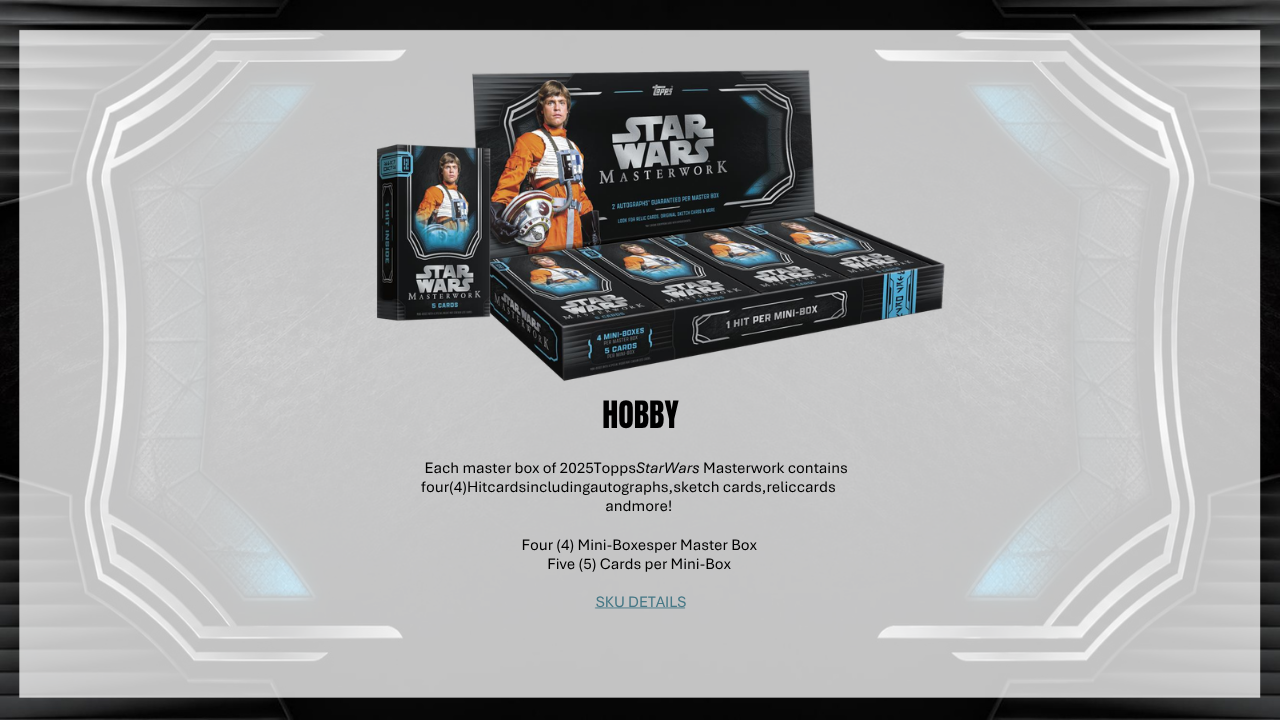 2025 Topps Star Wars Masterwork Hobby Box