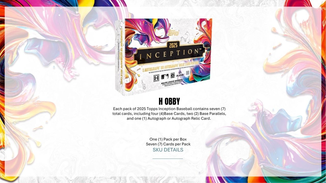 2025 Topps Inception Baseball Hobby Box