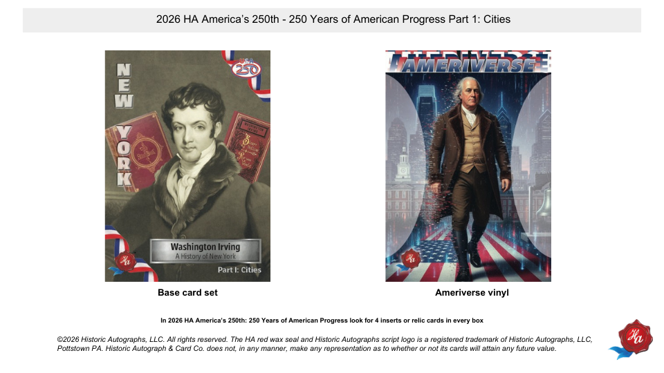 2026 Historic Autograph America's 250th Part 1