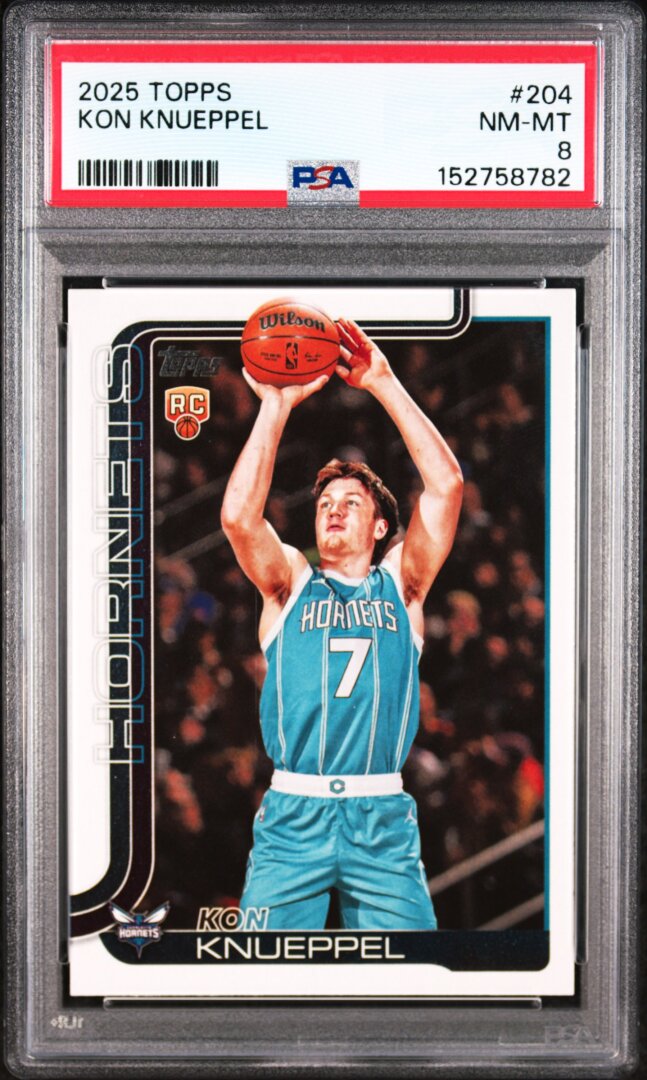2025 Topps Kon Knueppel RC PSA 8 #204