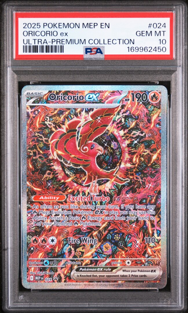 2025 Pokemon Oricorio Ex Ultra-premium Collection PSA 10 #024