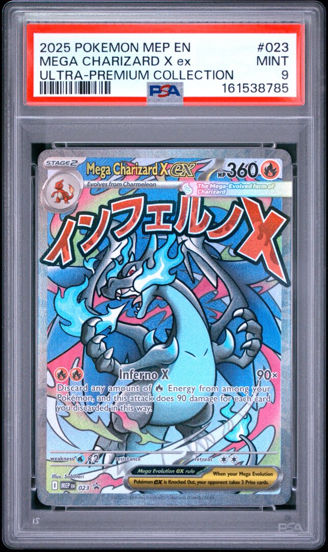 2025 Pokemon Mega Charizard X Ex Ultra-premium Collection PSA 9 #023
