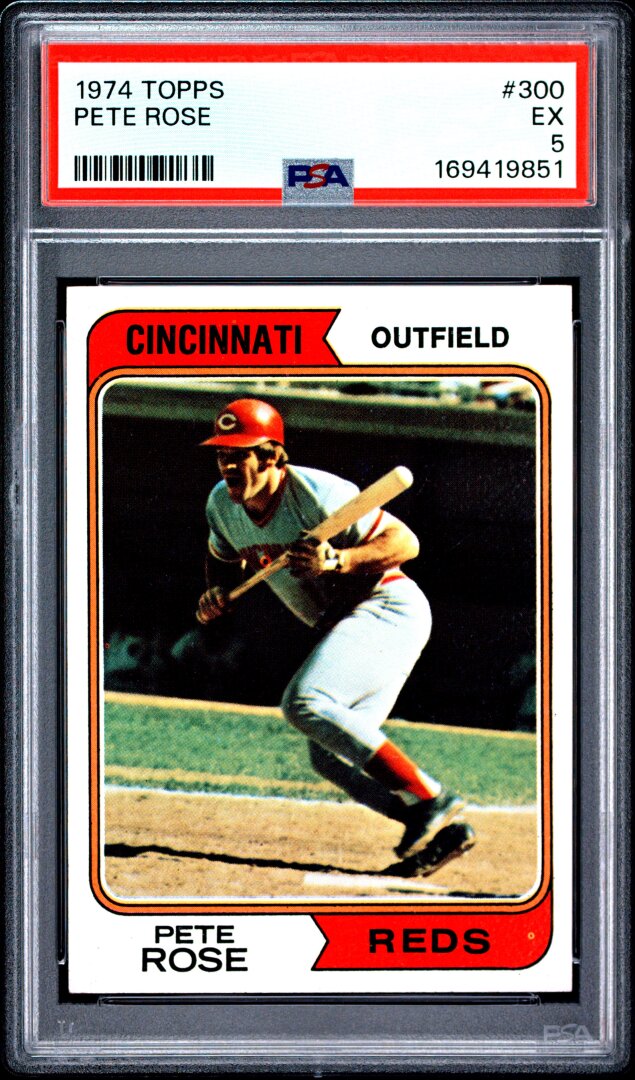 1974 Topps Pete Rose PSA 5 #300