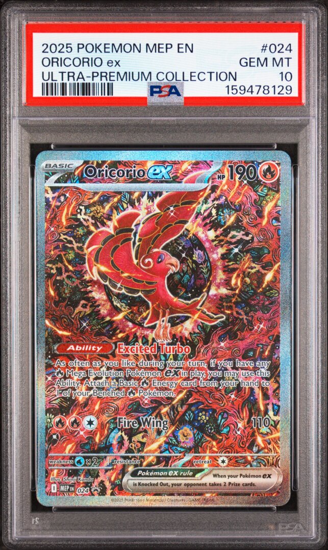 2025 Pokemon Oricorio Ex Ultra-premium Collection PSA 10 #024