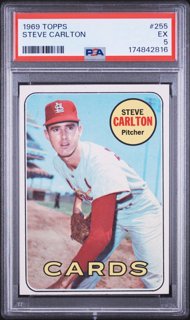 1969 Topps Steve Carlton PSA 5 #255
