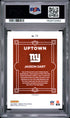 2025 PANINI DONRUSS OPTIC UPTOWN 11 JAXSON DART PSA 8 - back