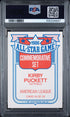 1987 TOPPS ALL-STAR GLOSSY SET OF 22 19 KIRBY PUCKETT PSA 8 - back